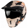 Přilba na motorku MT Streetfighter Skull 2020 oranžovo-hnědá Velikost: L